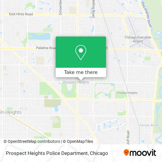 Prospect Heights Police Department map