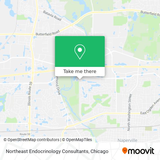 Northeast Endocrinology Consultants map