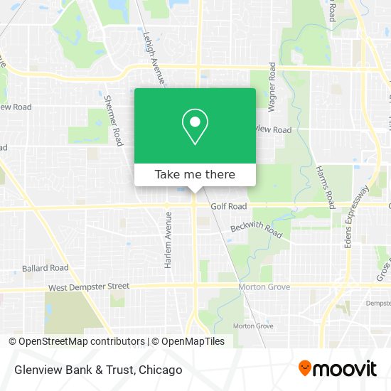 Glenview Bank & Trust map