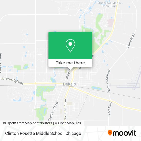 Mapa de Clinton Rosette Middle School