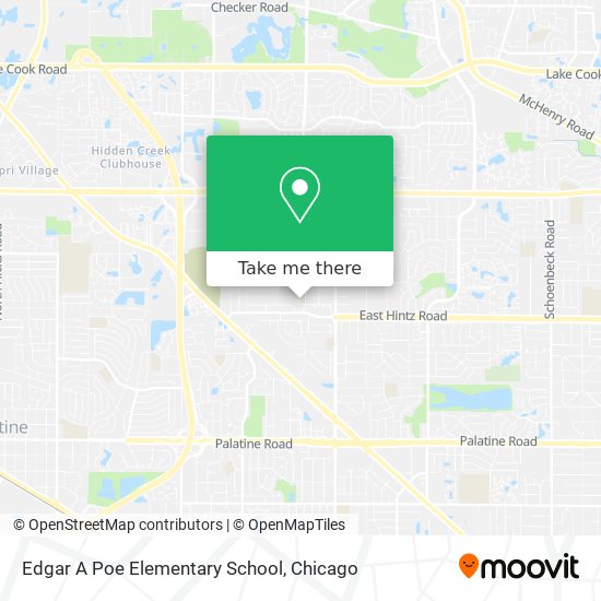 Edgar A Poe Elementary School map