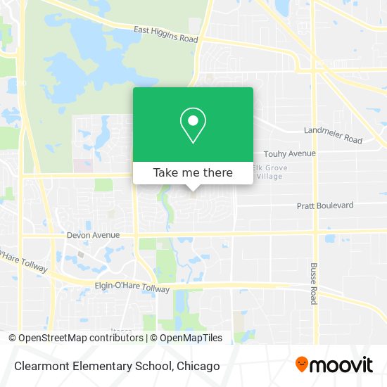 Clearmont Elementary School map