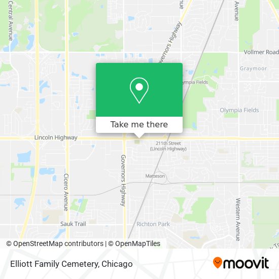 Elliott Family Cemetery map
