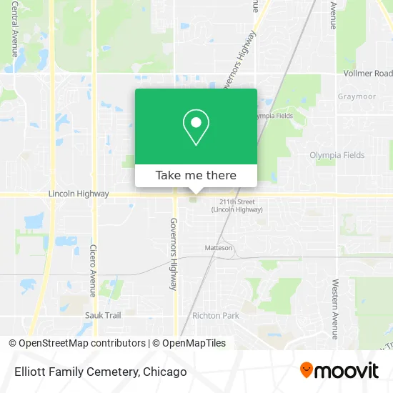 Elliott Family Cemetery map