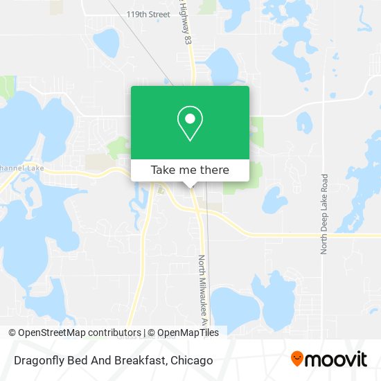 Dragonfly Bed And Breakfast map