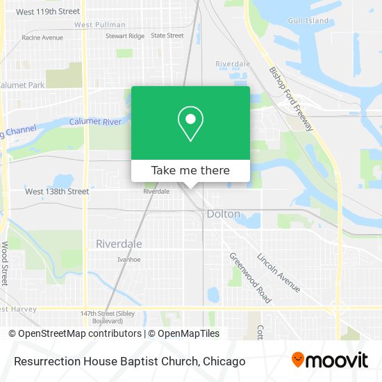 Mapa de Resurrection House Baptist Church