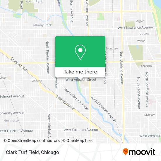 Clark Turf Field map