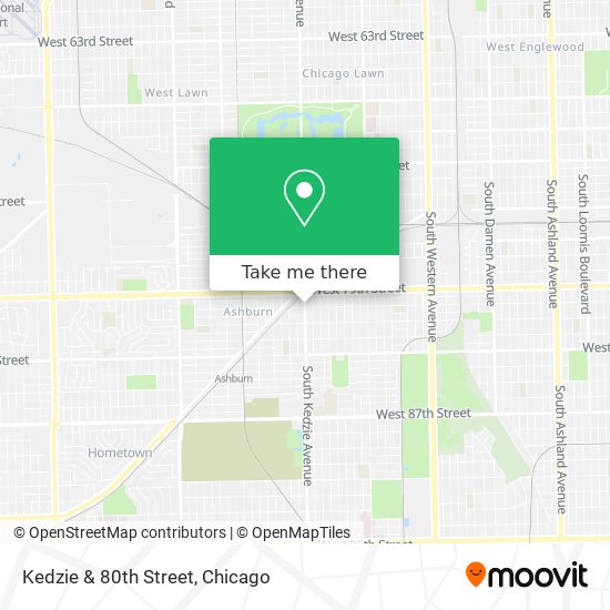 Mapa de Kedzie & 80th Street