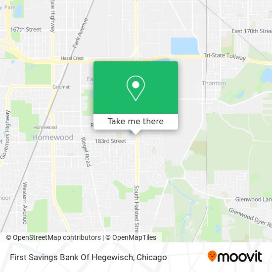 Mapa de First Savings Bank Of Hegewisch