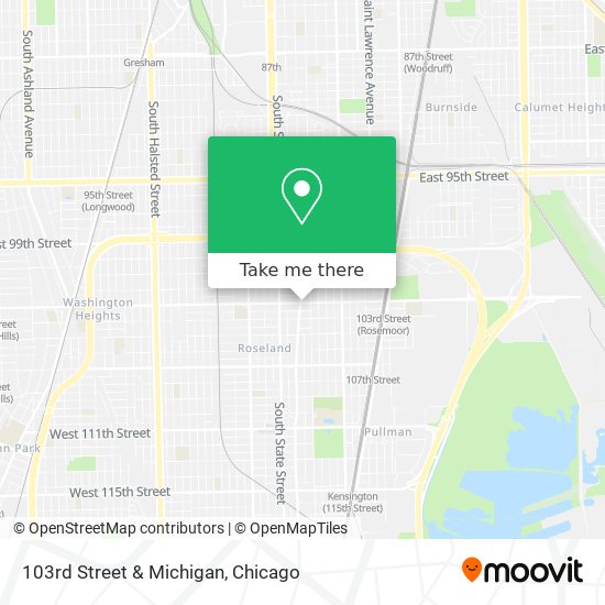 Mapa de 103rd Street & Michigan