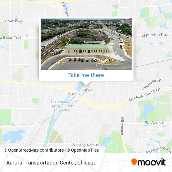 Aurora Transportation Center map