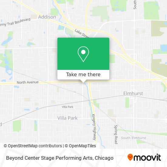 Mapa de Beyond Center Stage Performing Arts