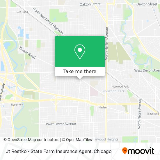 Mapa de Jt Restko - State Farm Insurance Agent