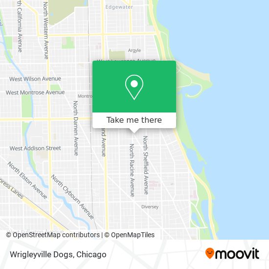 Wrigleyville Dogs map