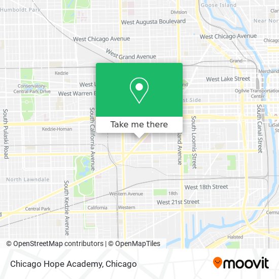 Chicago Hope Academy map