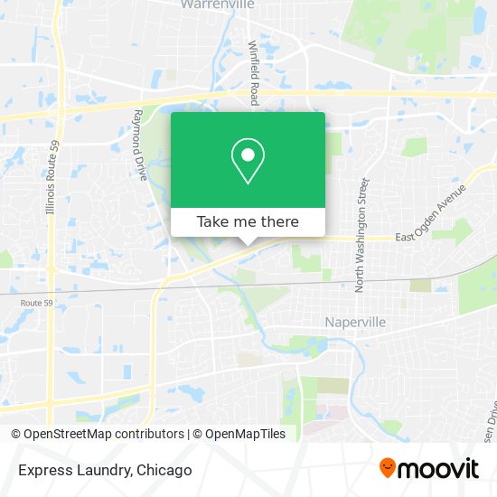 Mapa de Express Laundry