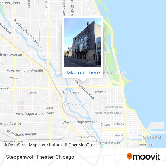 Steppenwolf Theater map