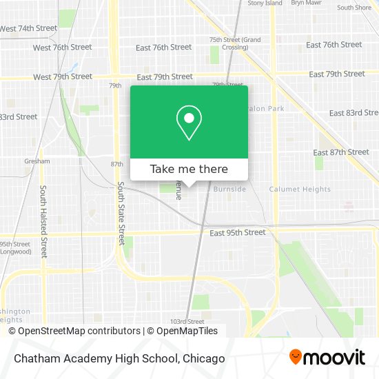 Chatham Academy High School map