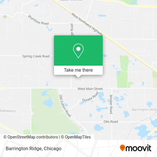 Barrington Ridge map