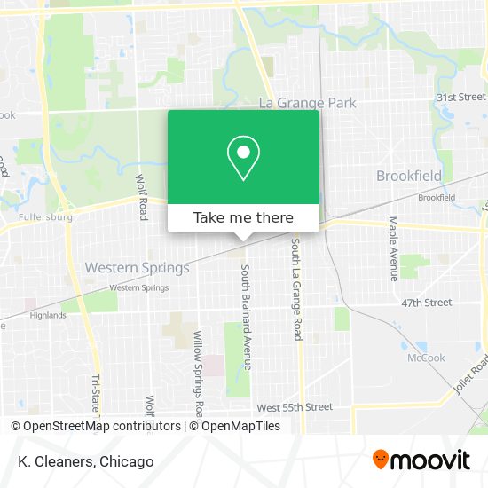 K. Cleaners map