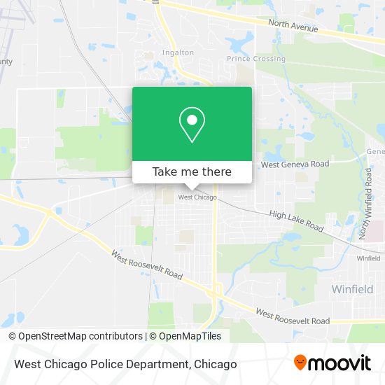 Mapa de West Chicago Police Department
