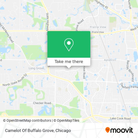 Camelot Of Buffalo Grove map