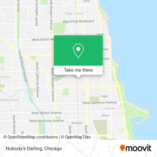 Nobody's Darling map