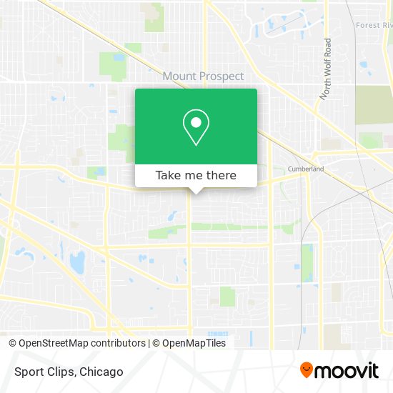 Sport Clips map