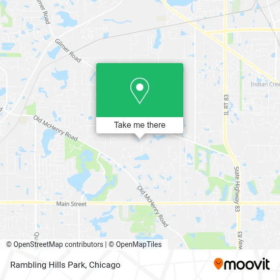 Rambling Hills Park map