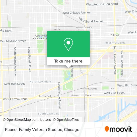 Mapa de Rauner Family Veteran Studios