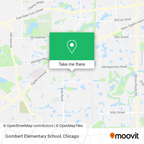 Gombert Elementary School map