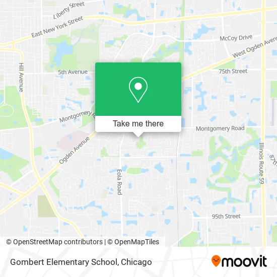 Gombert Elementary School map