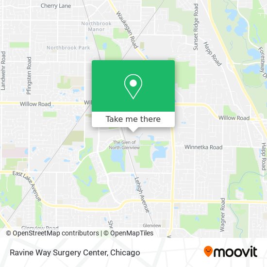 Ravine Way Surgery Center map