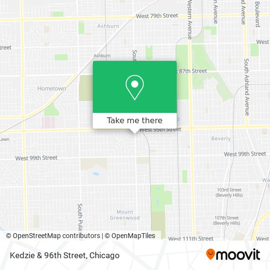 Mapa de Kedzie & 96th Street