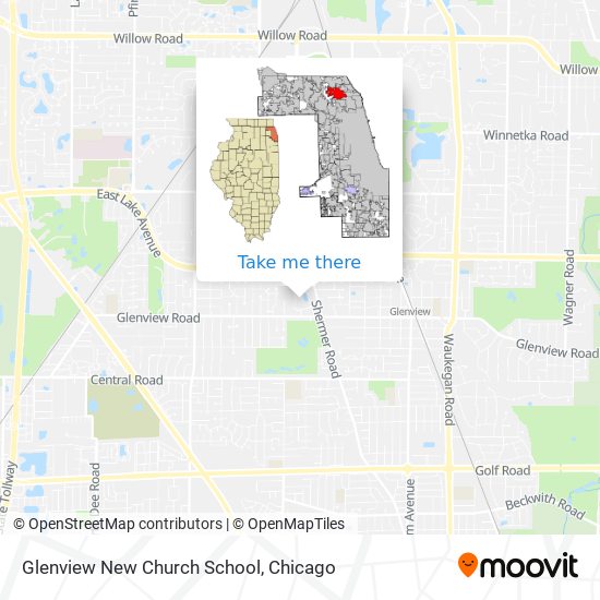 Mapa de Glenview New Church School