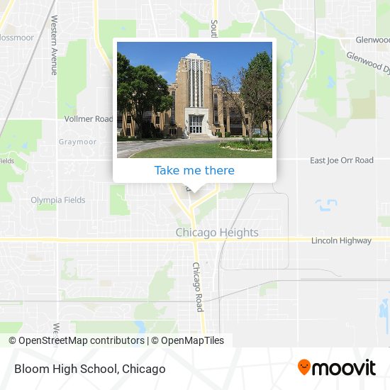 Bloom High School map