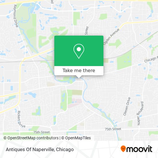 Antiques Of Naperville map