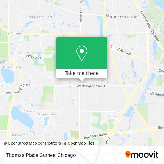 Thomas Place Gurnee map