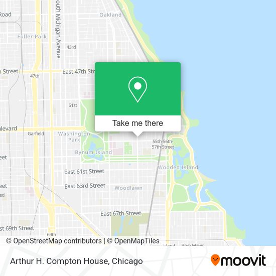 Mapa de Arthur H. Compton House