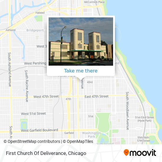 First Church Of Deliverance map