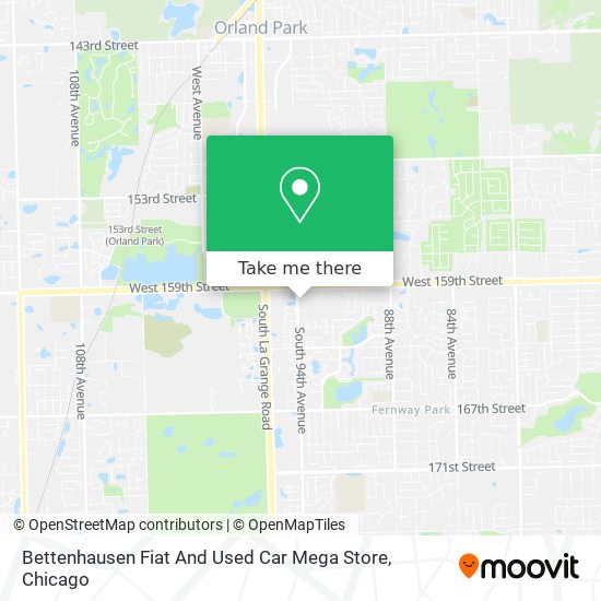 Bettenhausen Fiat And Used Car Mega Store map