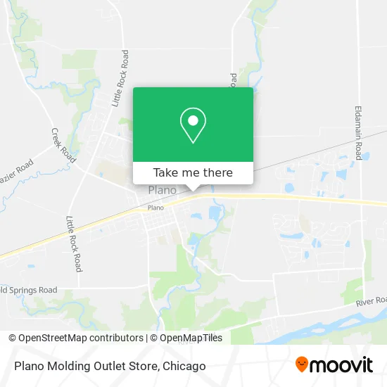 Plano Molding Outlet Store map
