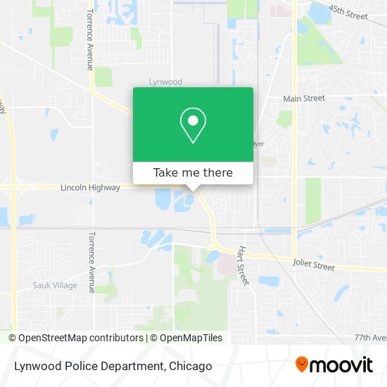 Lynwood Police Department map