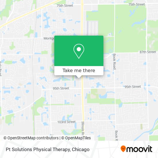 Pt Solutions Physical Therapy map