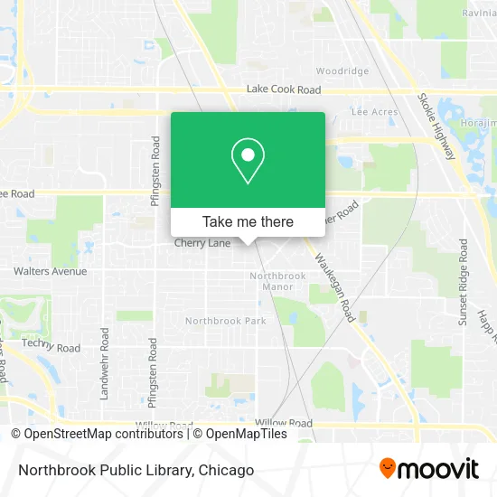 Mapa de Northbrook Public Library