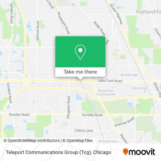 Teleport Communications Group (Tcg) map