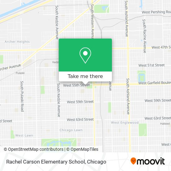 Rachel Carson Elementary School map
