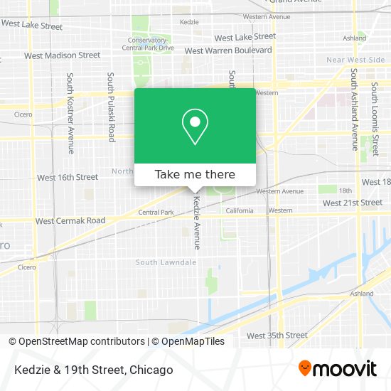 Mapa de Kedzie & 19th Street