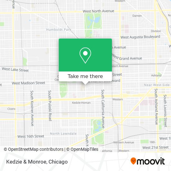 Kedzie & Monroe map