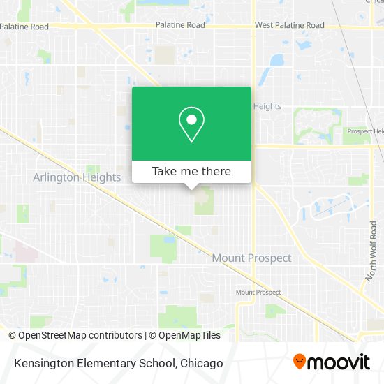 Kensington Elementary School map